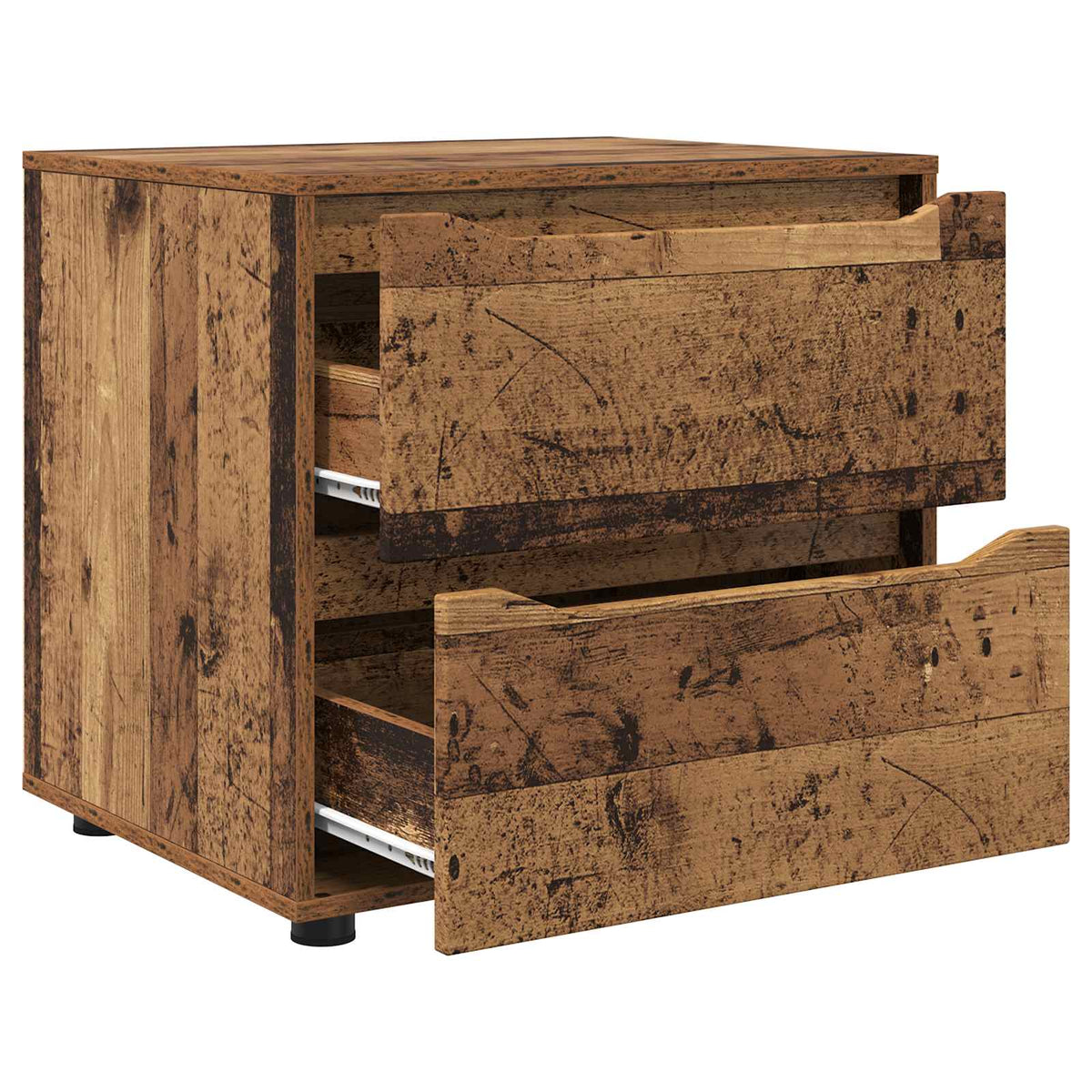 Opbevaringsskab 60 x 48 x 57 cm Konstrueret træ Gammelt træ