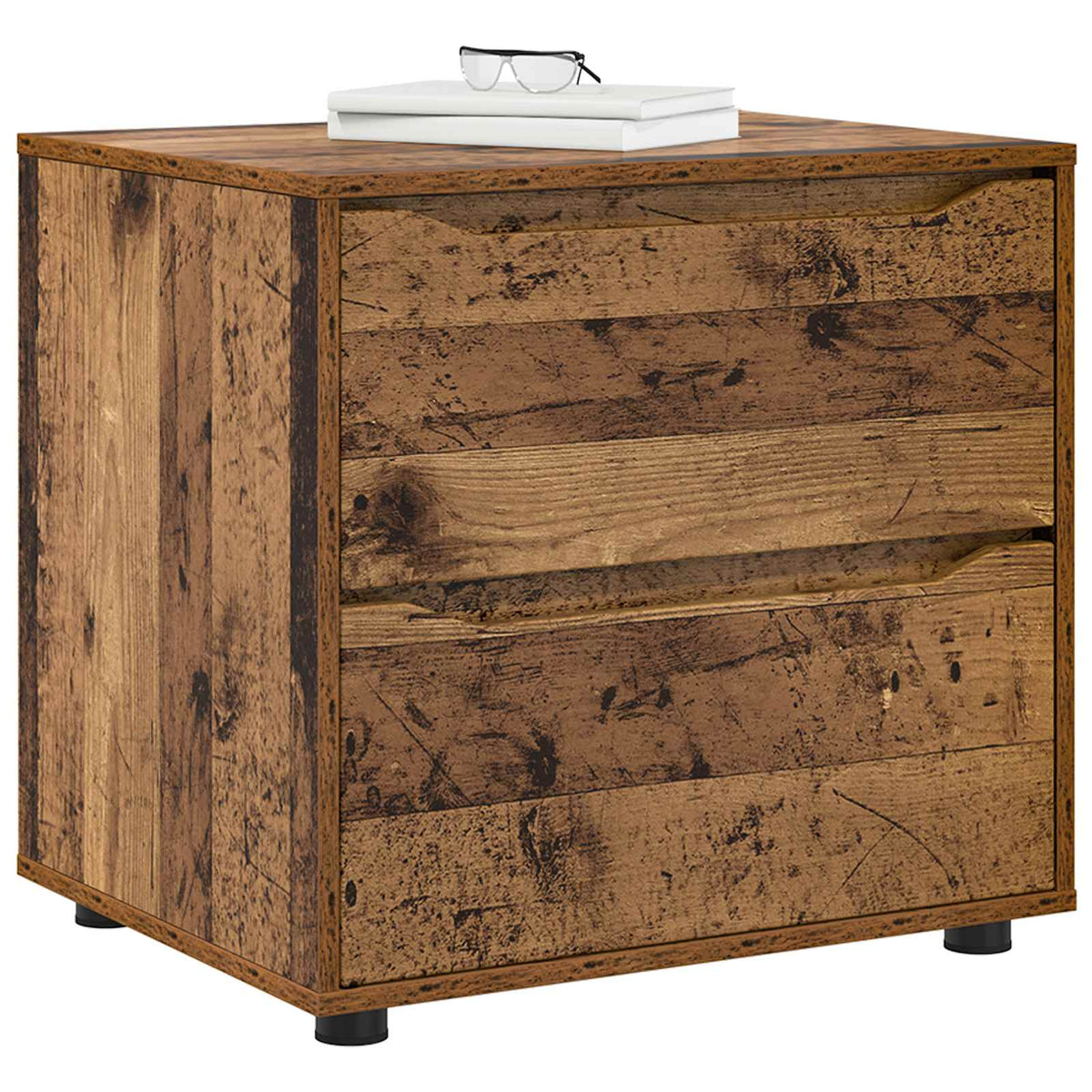 Opbevaringsskab 60 x 48 x 57 cm Konstrueret træ Gammelt træ