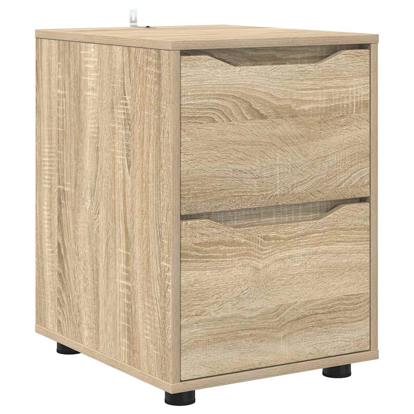 Opbevaringsskab 40 x 48 x 57 cm Konstrueret træ Sonoma eg