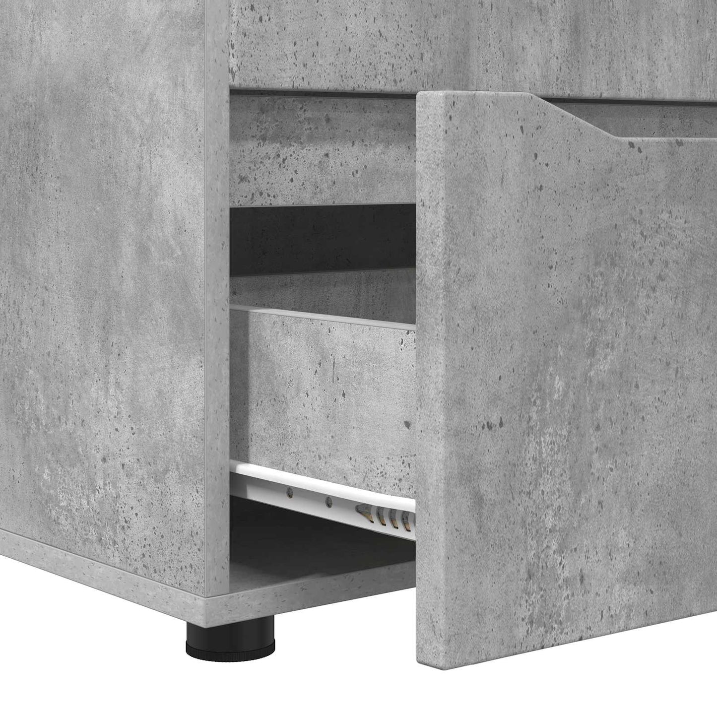 Opbevaringsskab 40 x 48 x 57 cm Konstrueret træ Beton Grå