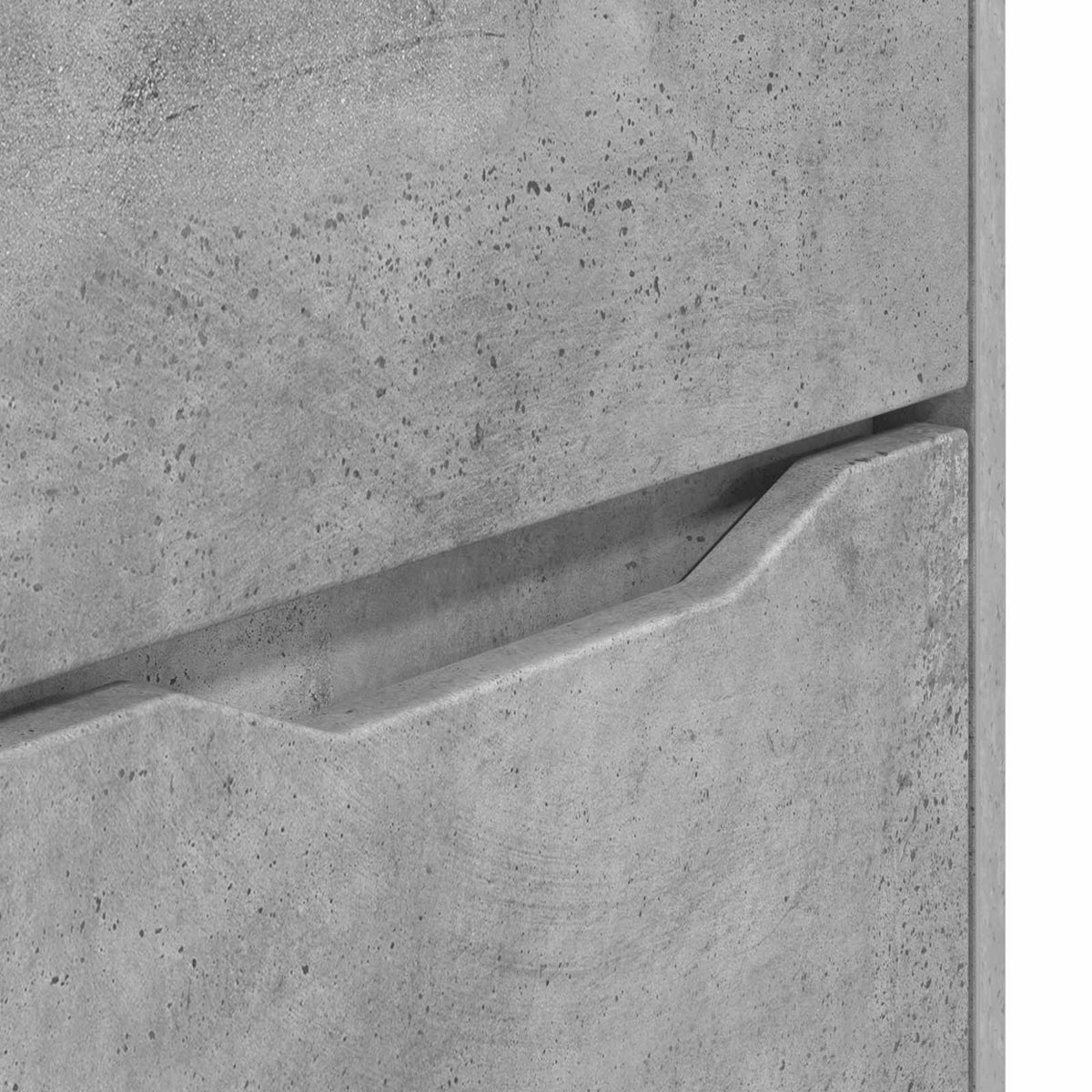Opbevaringsskab 40 x 48 x 57 cm Konstrueret træ Beton Grå
