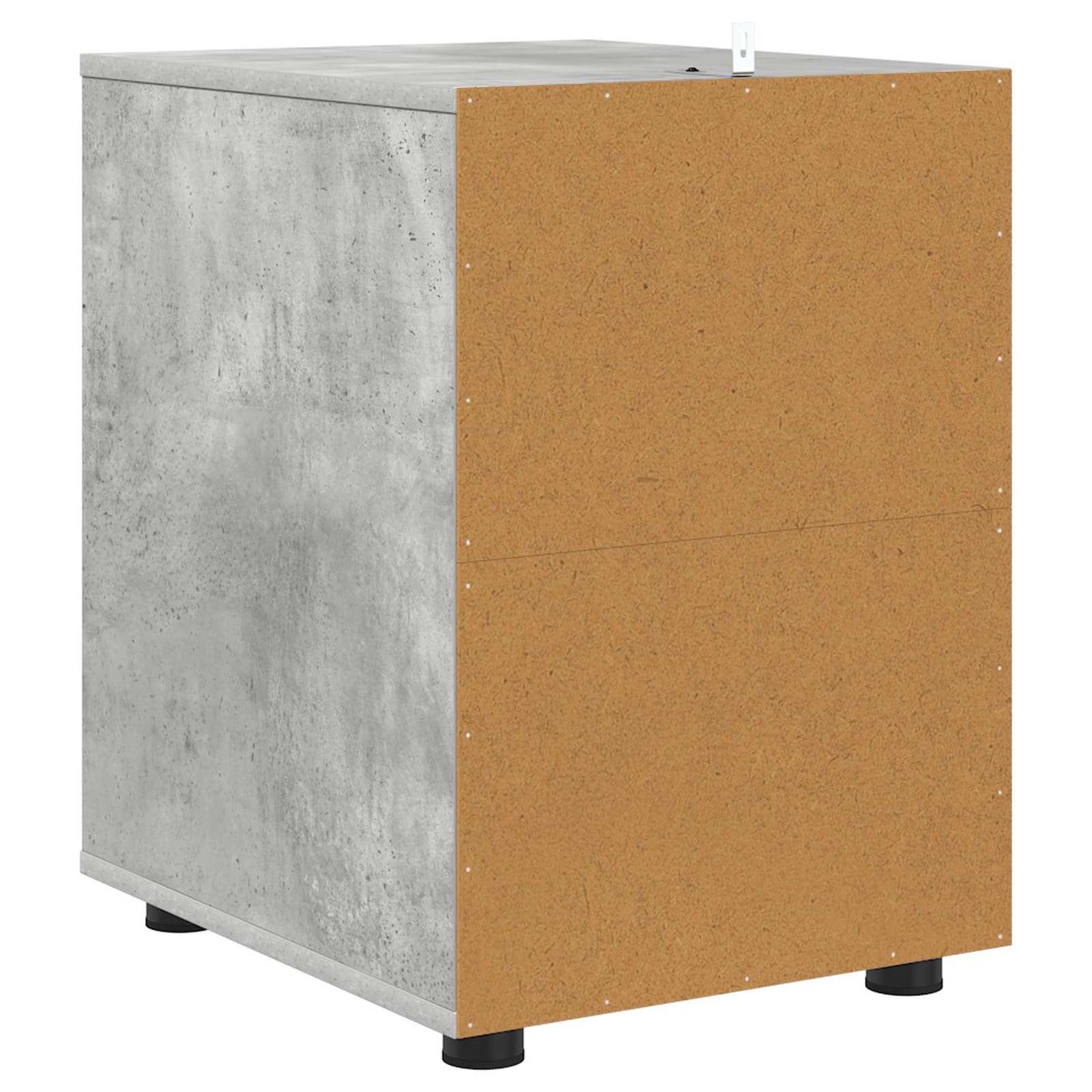 Opbevaringsskab 40 x 48 x 57 cm Konstrueret træ Beton Grå