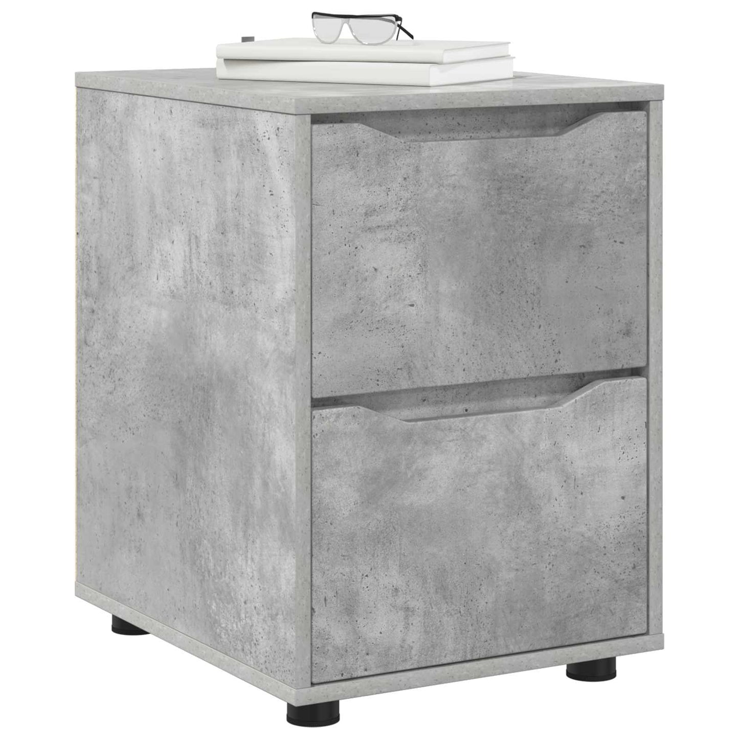 Opbevaringsskab 40 x 48 x 57 cm Konstrueret træ Beton Grå