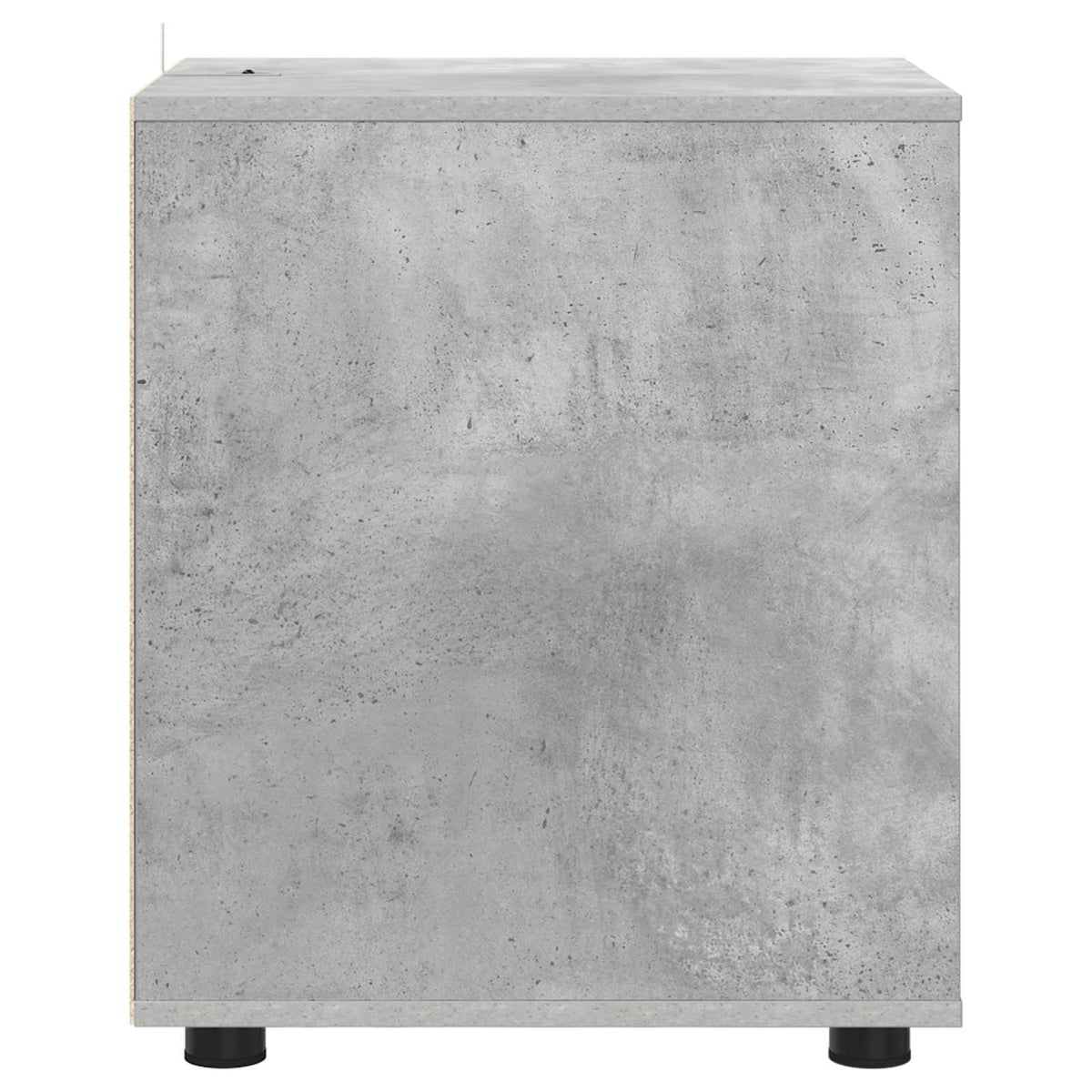 Opbevaringsskab 40 x 48 x 57 cm Konstrueret træ Beton Grå