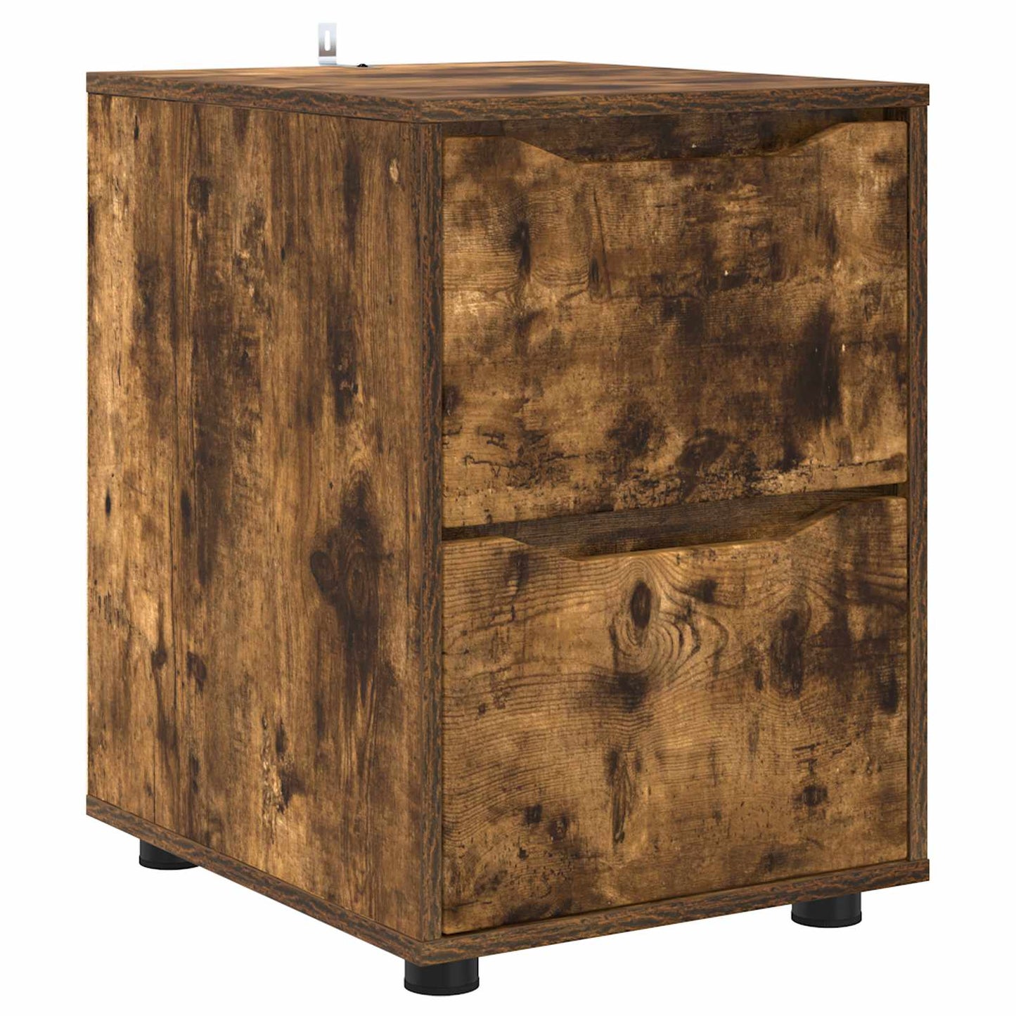 Opbevaringsskab 40 x 48 x 57 cm Konstrueret træ Røget eg