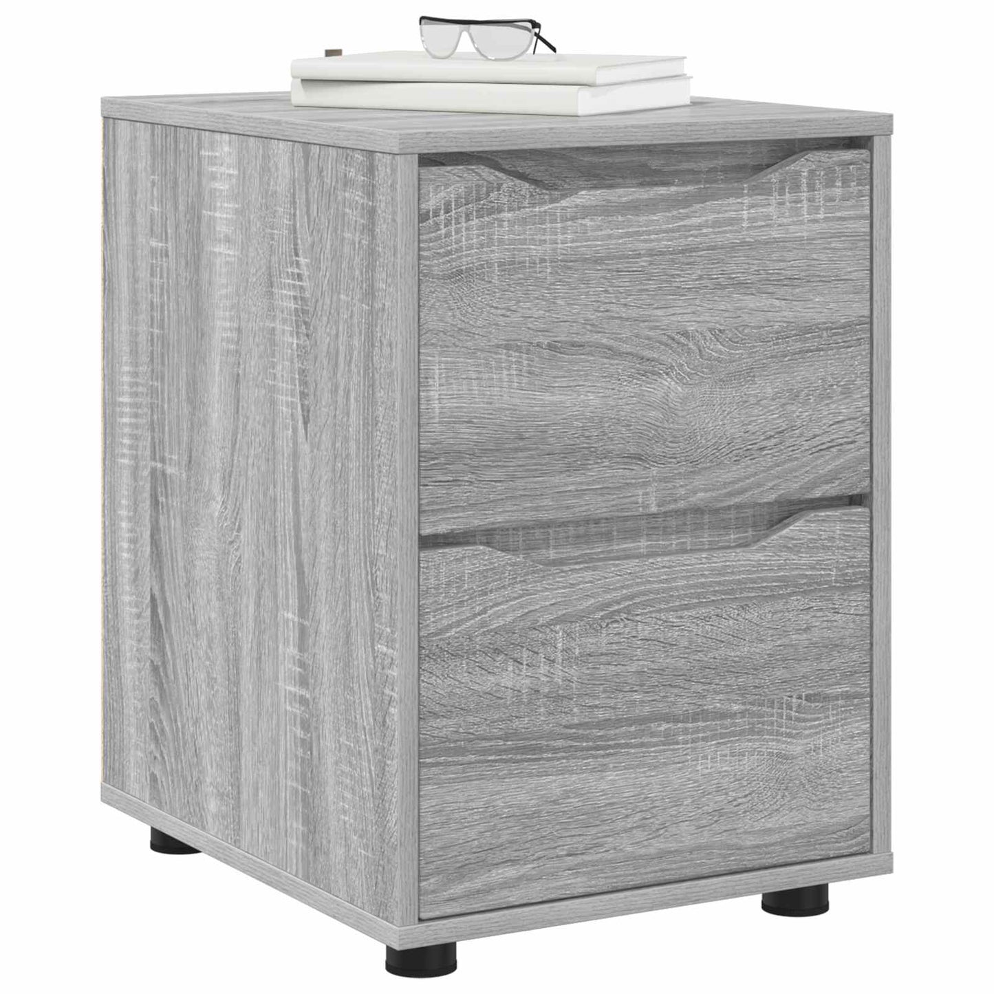Opbevaringsskab 40 x 48 x 57 cm Konstrueret træ Grå Sonoma