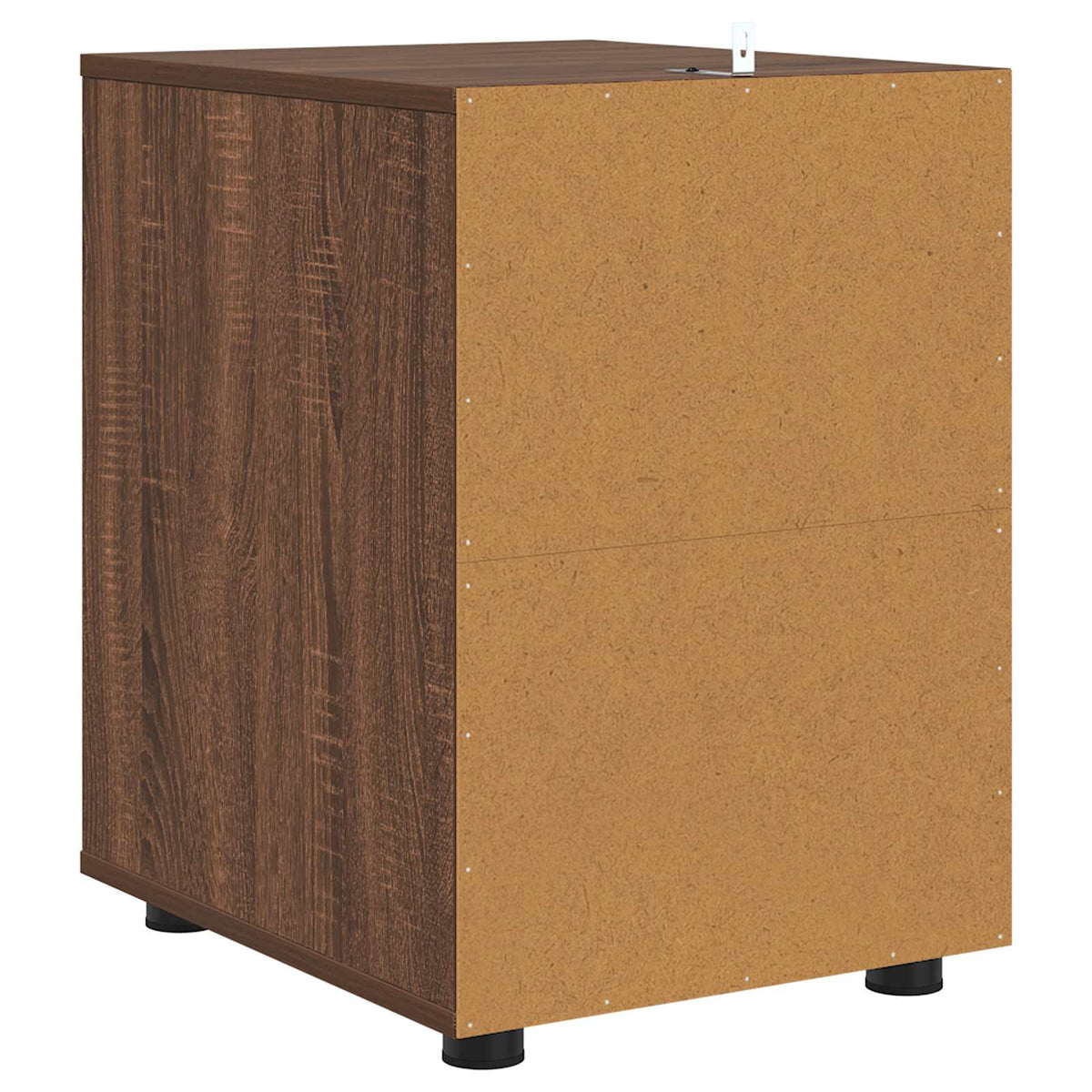 Opbevaringsskab 40 x 48 x 57 cm Konstrueret træ Brun eg