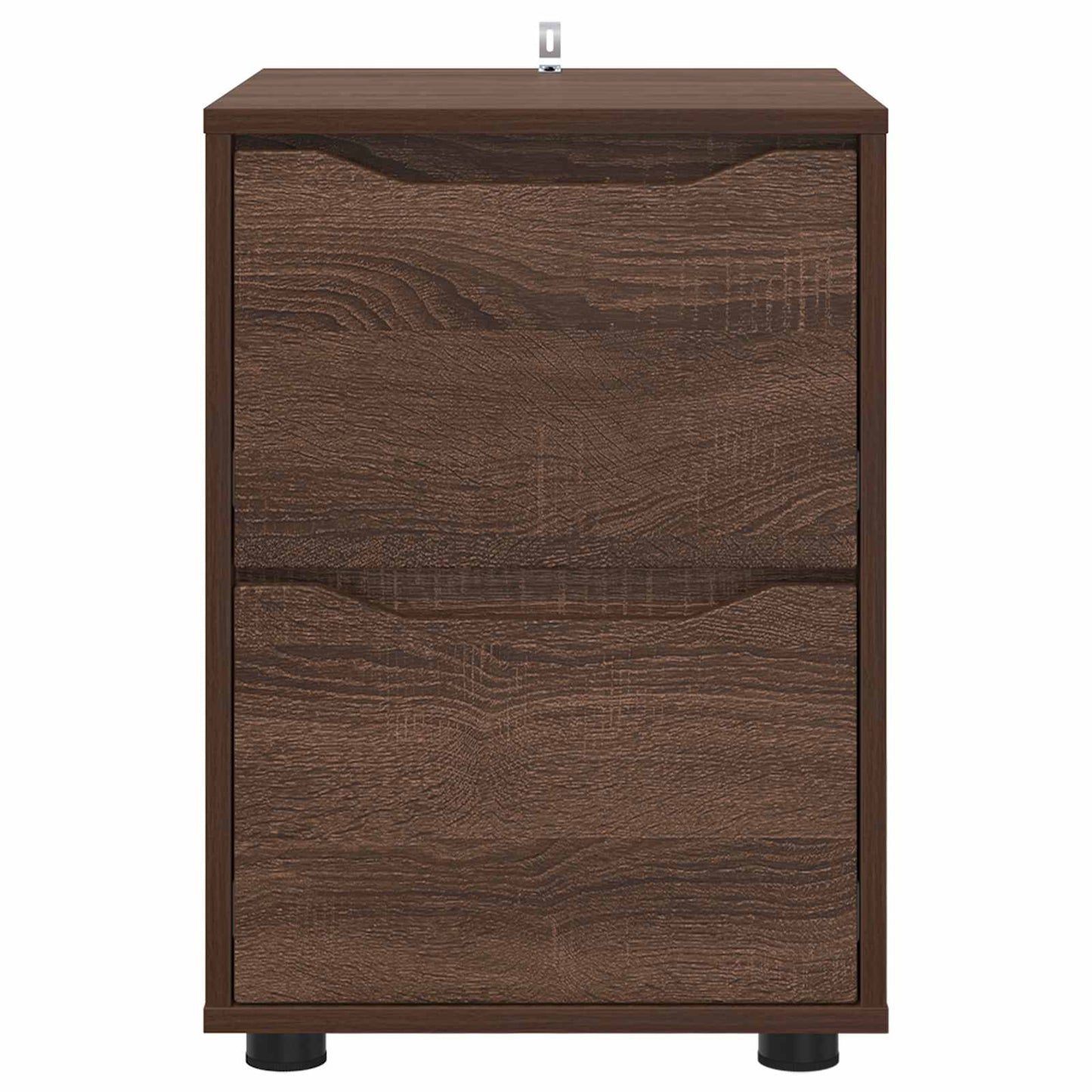 Opbevaringsskab 40 x 48 x 57 cm Konstrueret træ Brun eg