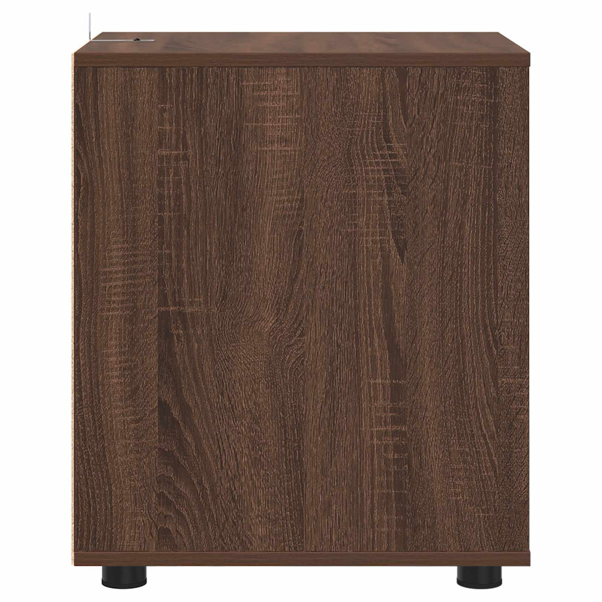 Opbevaringsskab 40 x 48 x 57 cm Konstrueret træ Brun eg