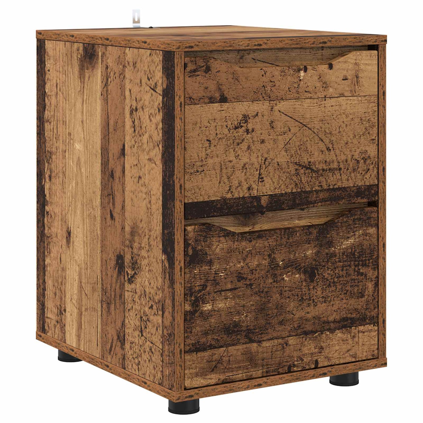 Opbevaringsskab 40 x 48 x 57 cm Konstrueret træ Gammelt træ
