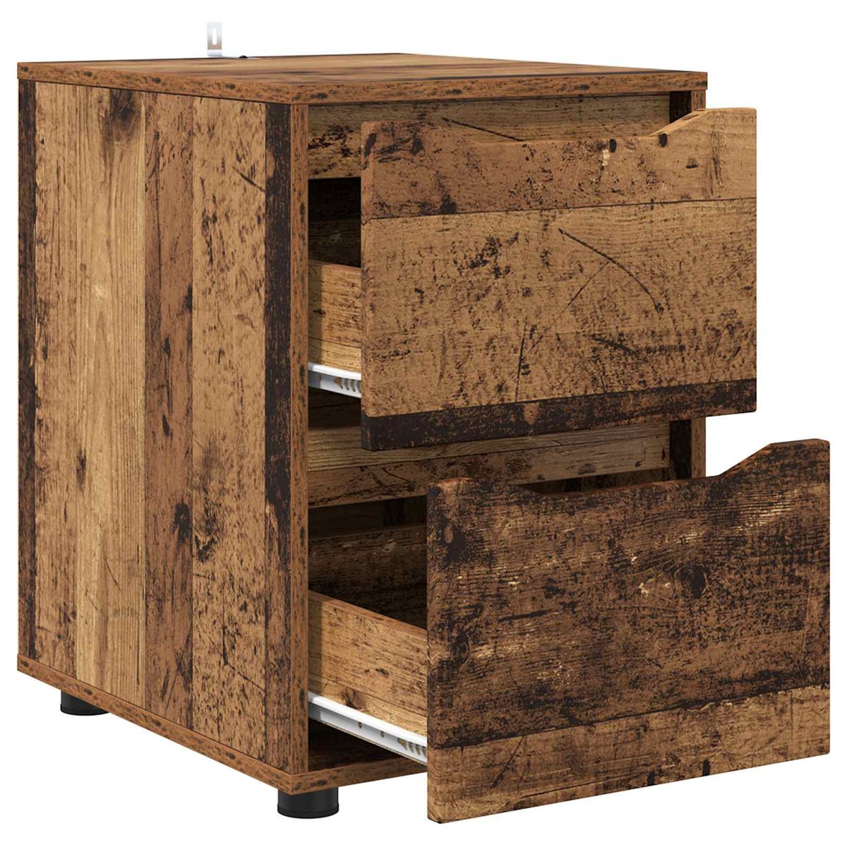Opbevaringsskab 40 x 48 x 57 cm Konstrueret træ Gammelt træ