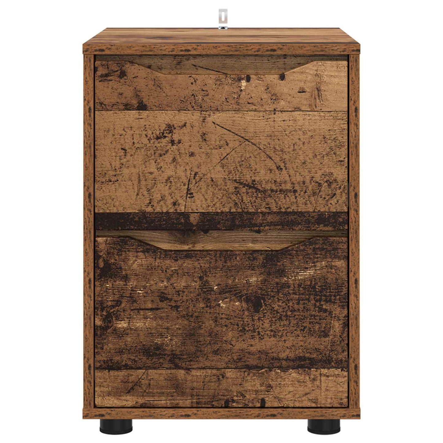 Opbevaringsskab 40 x 48 x 57 cm Konstrueret træ Gammelt træ