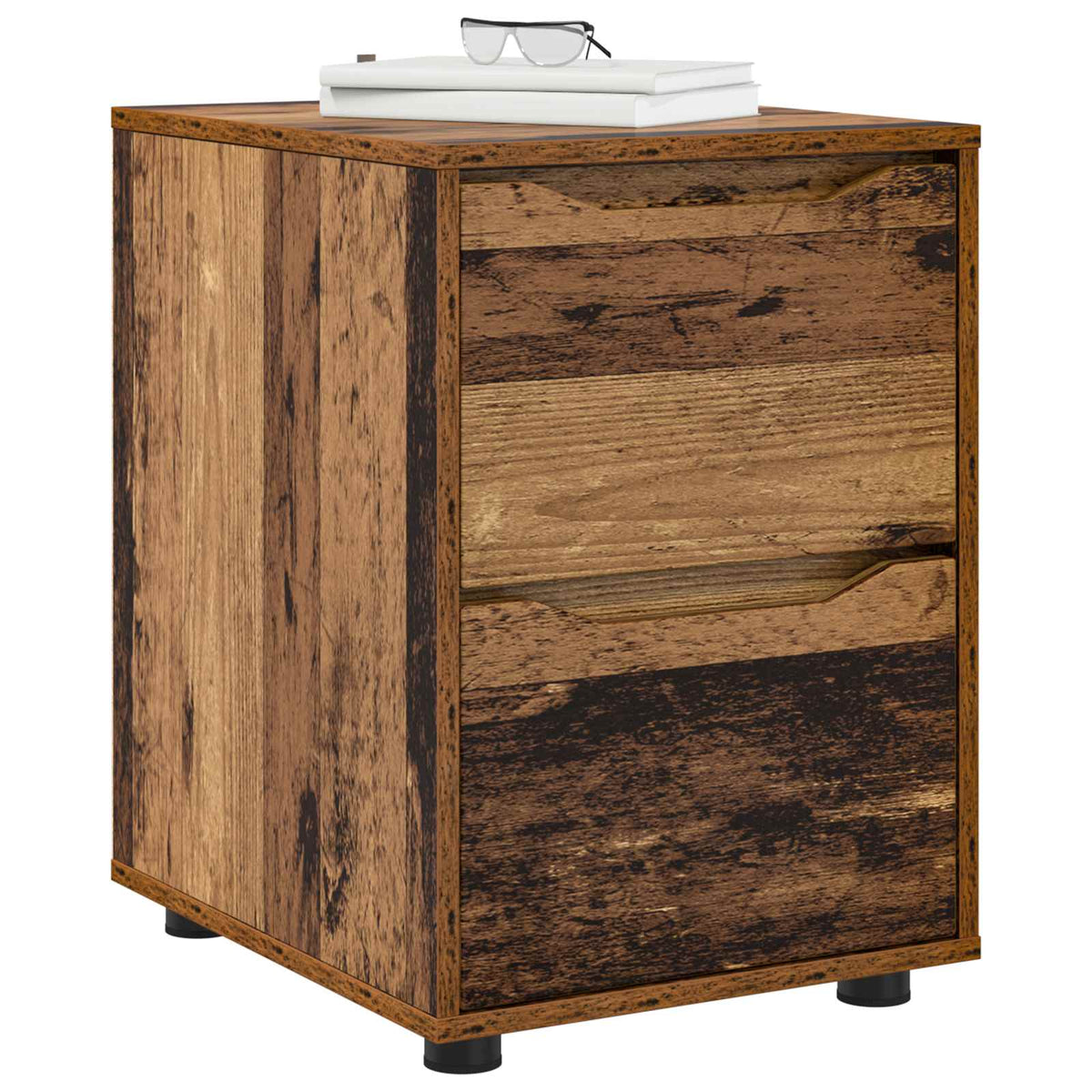 Opbevaringsskab 40 x 48 x 57 cm Konstrueret træ Gammelt træ