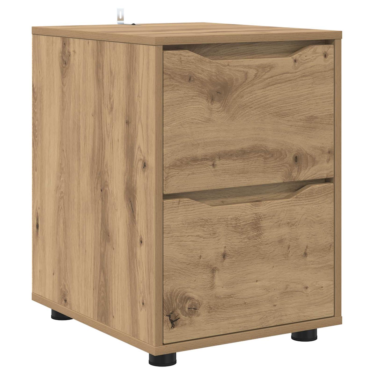 Opbevaringsskab 40 x 48 x 57 cm Konstrueret træ Artisan Egetræ
