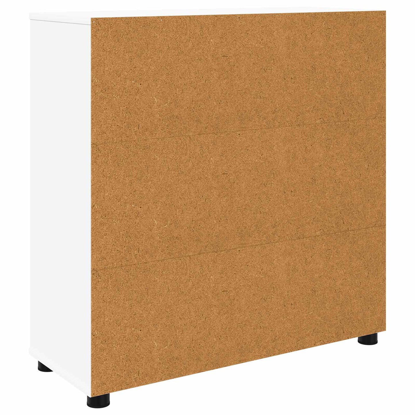 Opbevaringsskab 80 x 31 x 81 cm Konstrueret træ Hvid