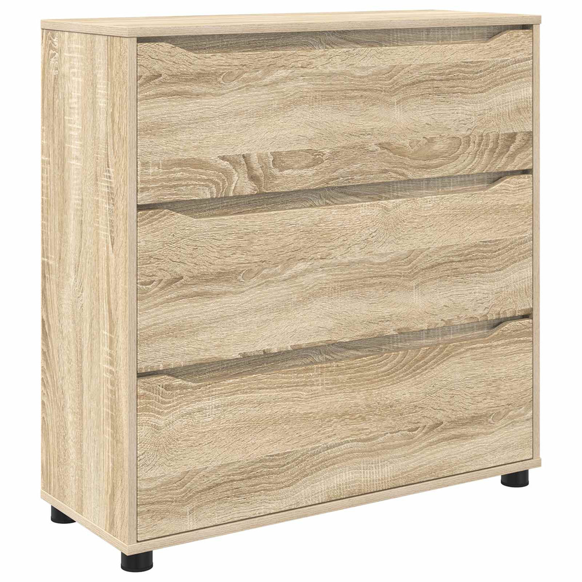 Opbevaringsskab 80 x 31 x 81 cm Konstrueret træ Sonoma eg