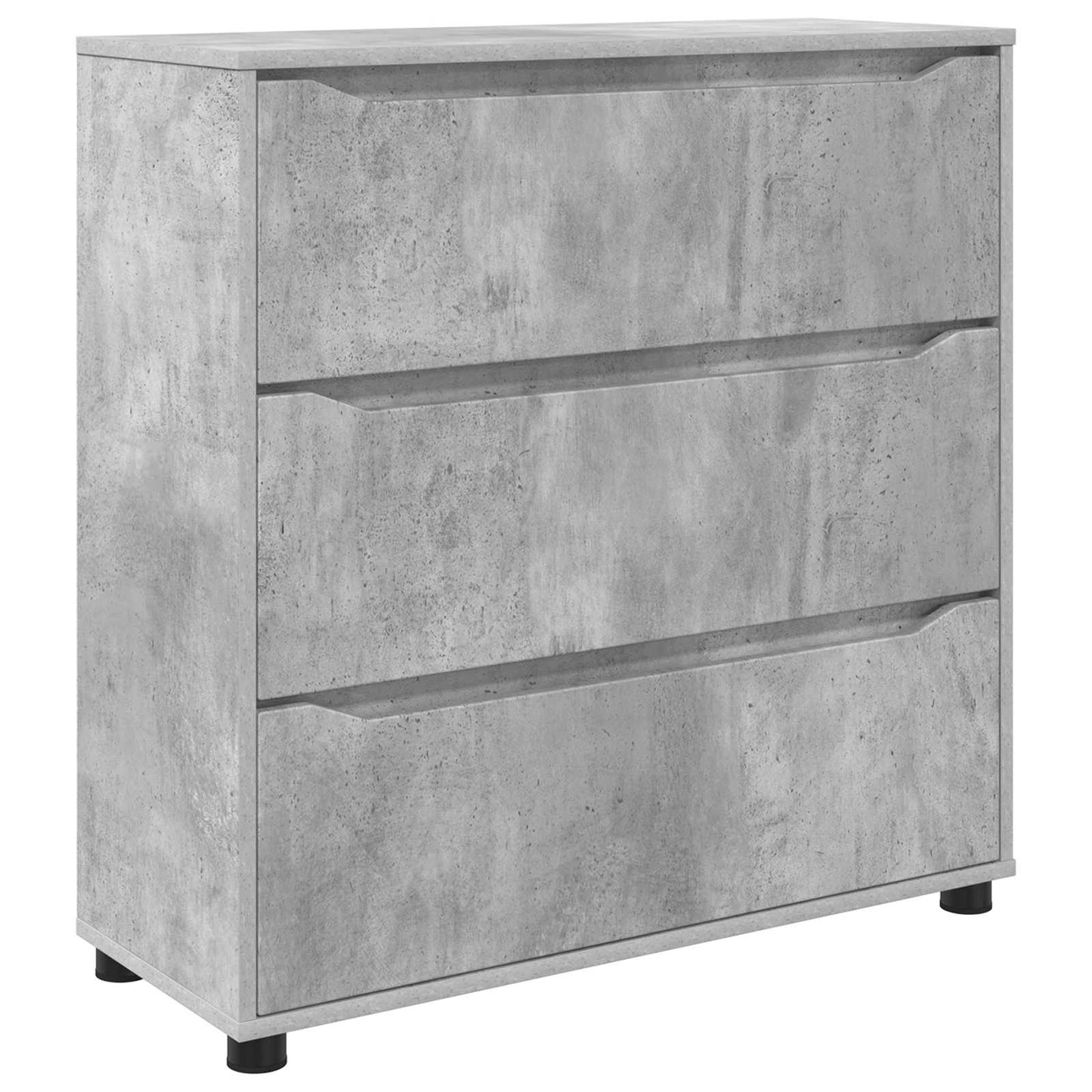 Opbevaringsskab 80 x 31 x 81 cm Konstrueret træ Beton Grå