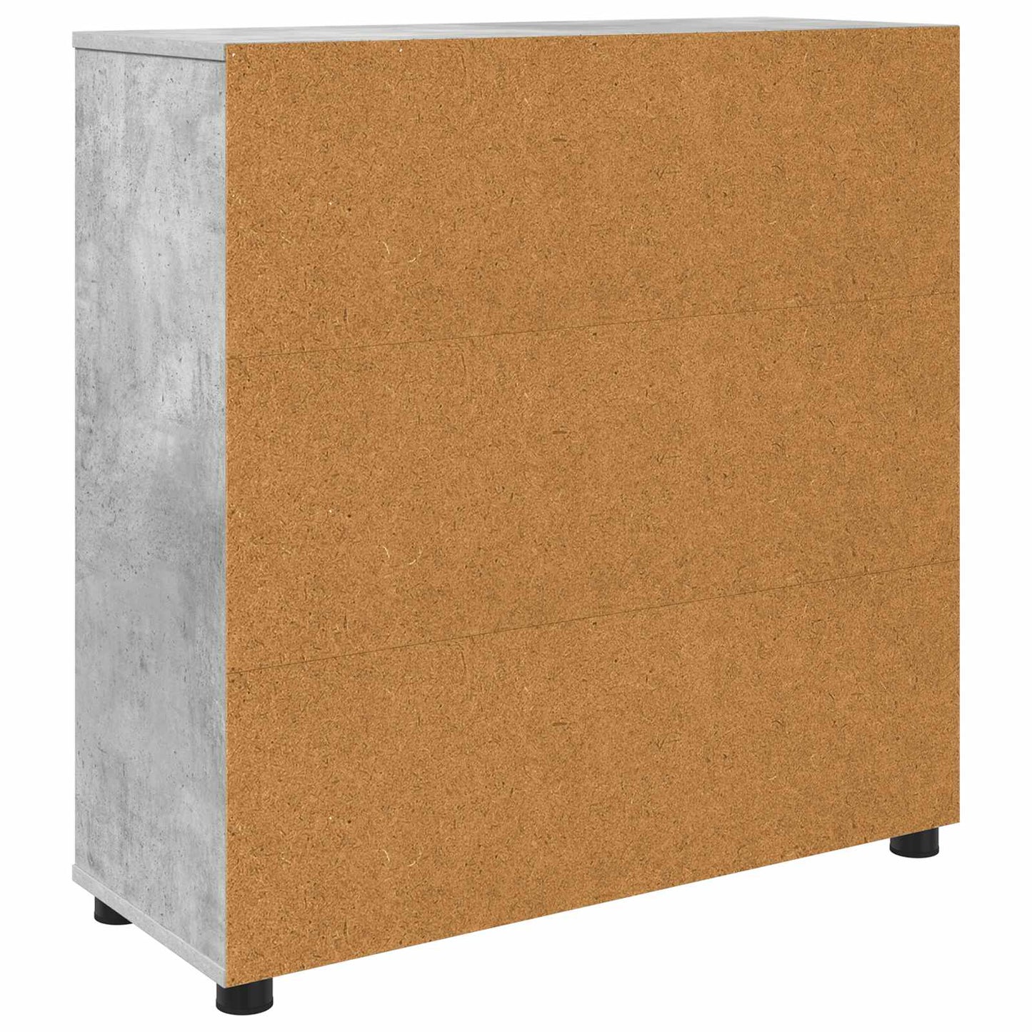 Opbevaringsskab 80 x 31 x 81 cm Konstrueret træ Beton Grå