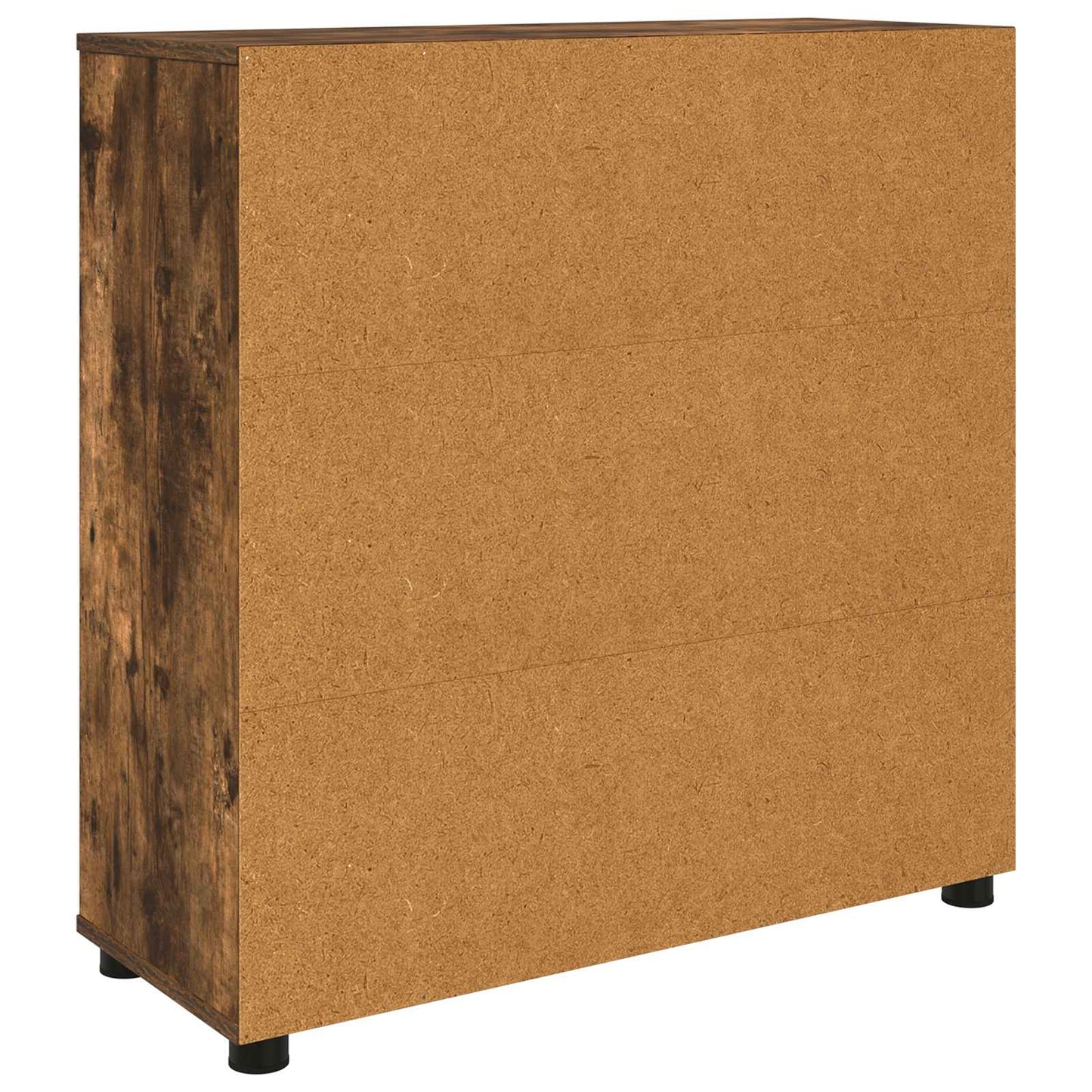 Opbevaringsskab 80 x 31 x 81 cm Konstrueret træ Røget eg