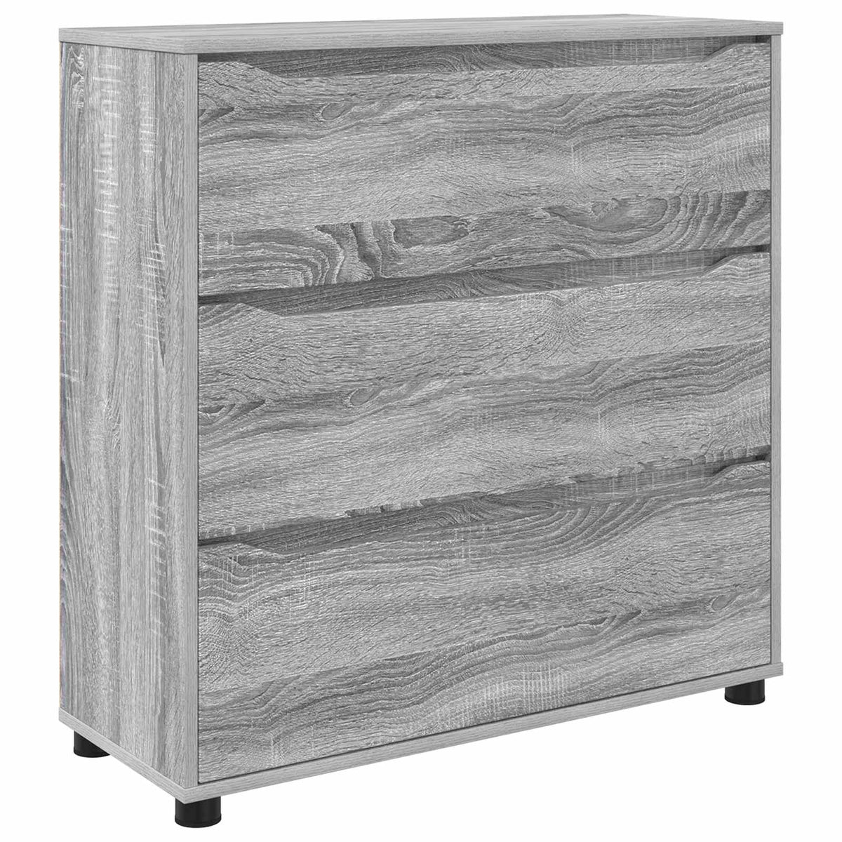 Opbevaringsskab 80 x 31 x 81 cm Konstrueret træ Grå Sonoma