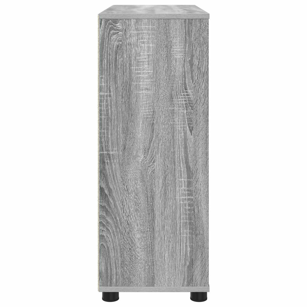 Opbevaringsskab 80 x 31 x 81 cm Konstrueret træ Grå Sonoma