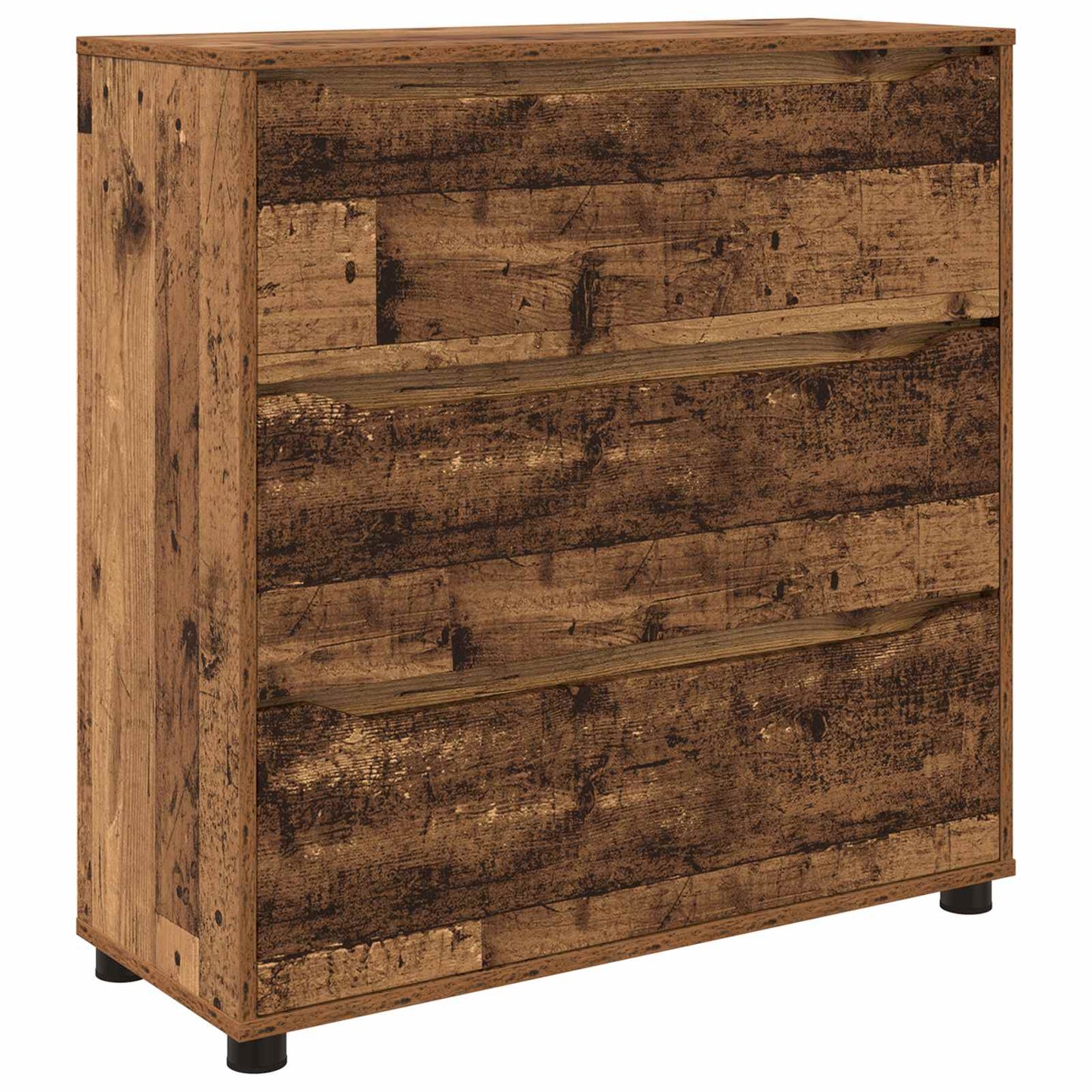 Opbevaringsskab 80 x 31 x 81 cm Konstrueret træ Gammelt træ