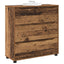 Opbevaringsskab 80 x 31 x 81 cm Konstrueret træ Gammelt træ