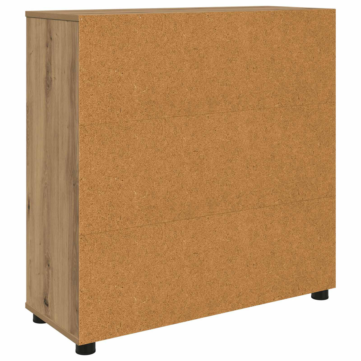 Opbevaringsskab 80 x 31 x 81 cm Konstrueret træ Artisan Egetræ