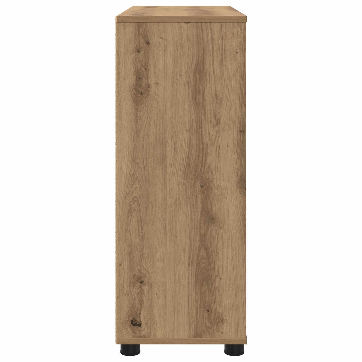Opbevaringsskab 80 x 31 x 81 cm Konstrueret træ Artisan Egetræ