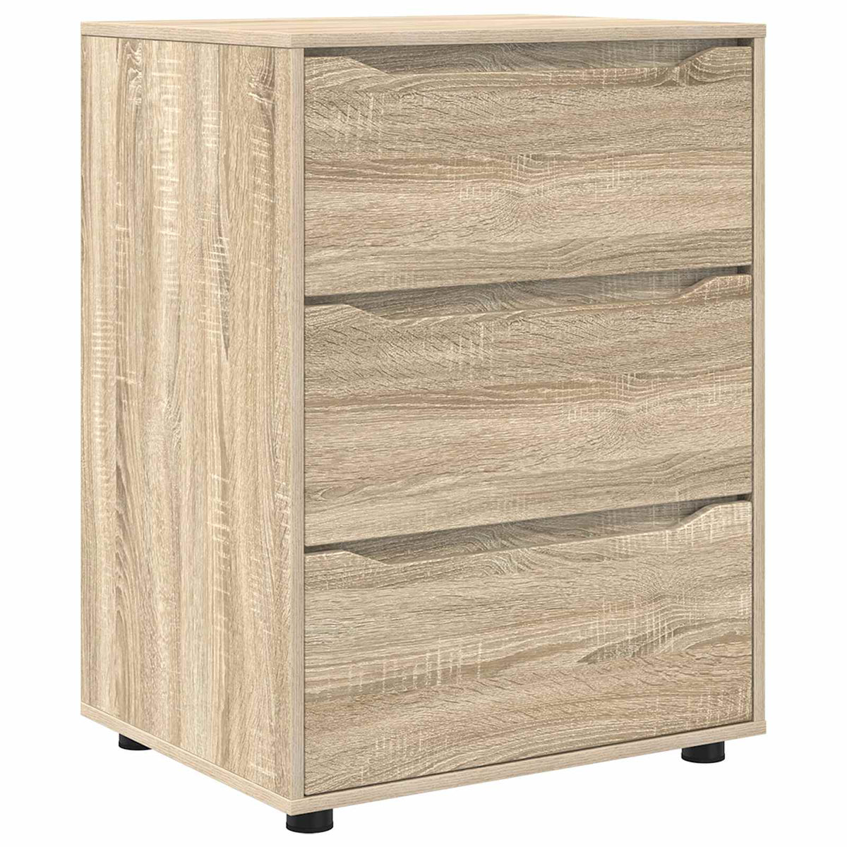 Opbevaringsskab 60 x 48 x 81 cm Konstrueret træ Sonoma eg