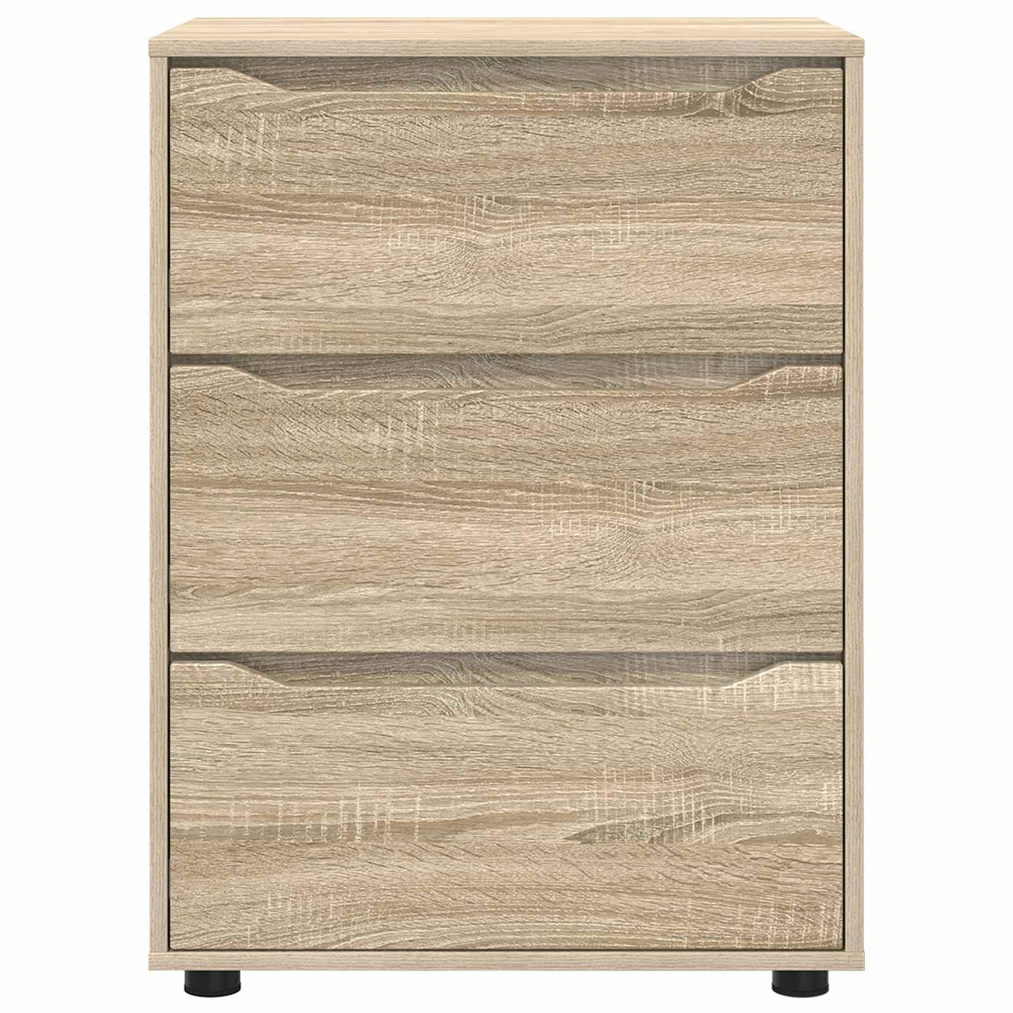 Opbevaringsskab 60 x 48 x 81 cm Konstrueret træ Sonoma eg