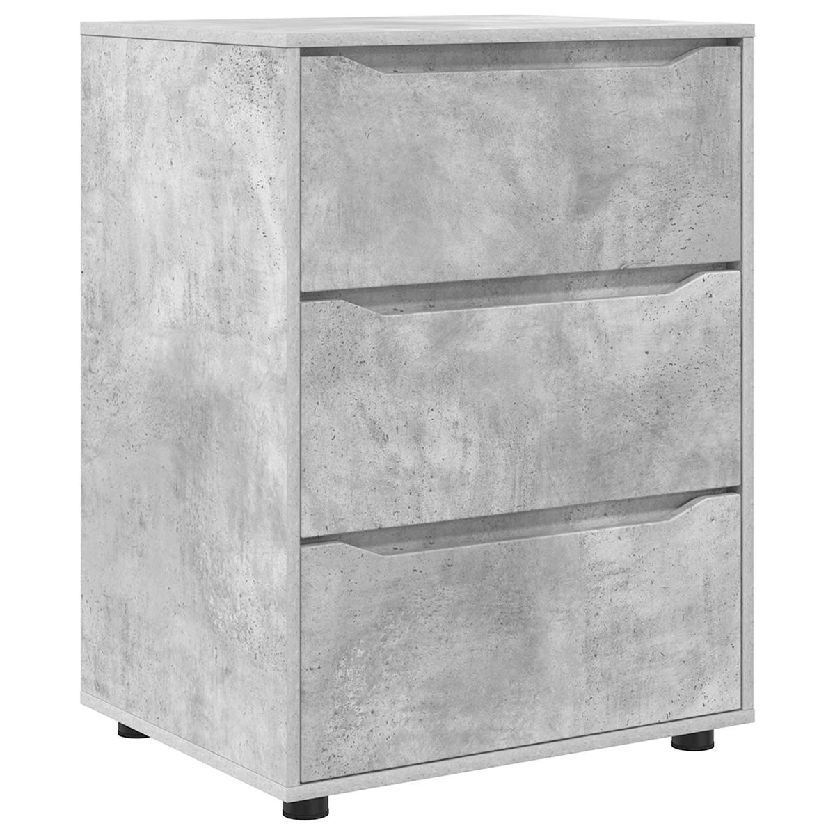 Opbevaringsskab 60 x 48 x 81 cm Konstrueret træ Beton Grå