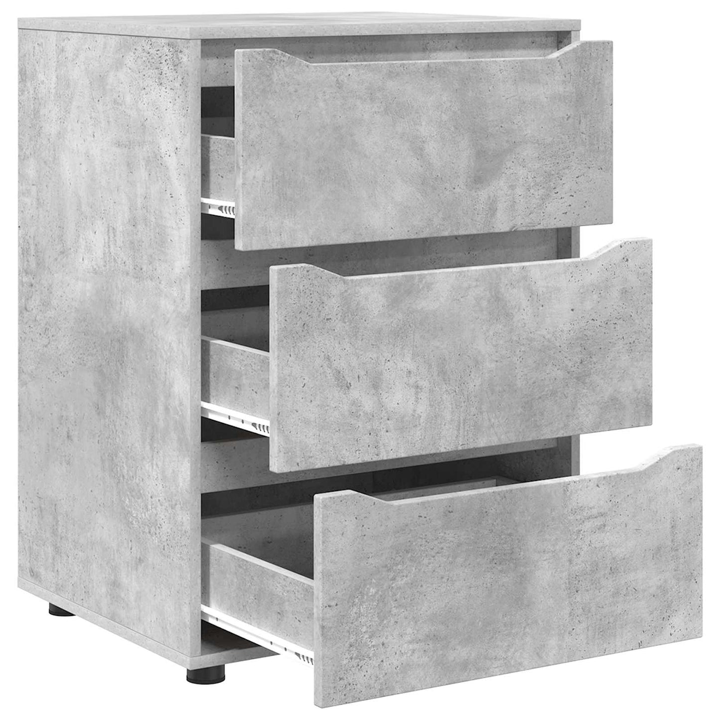 Opbevaringsskab 60 x 48 x 81 cm Konstrueret træ Beton Grå