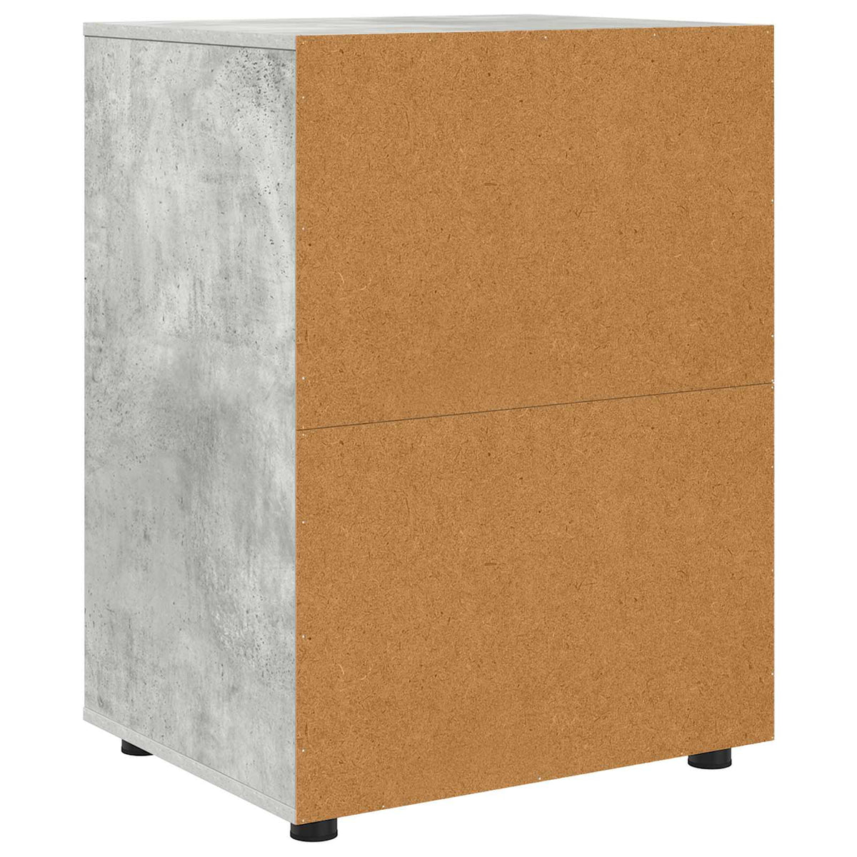 Opbevaringsskab 60 x 48 x 81 cm Konstrueret træ Beton Grå
