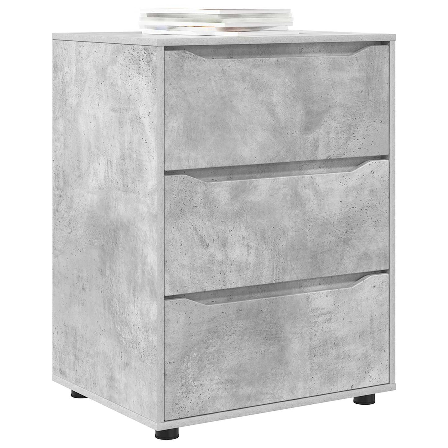 Opbevaringsskab 60 x 48 x 81 cm Konstrueret træ Beton Grå