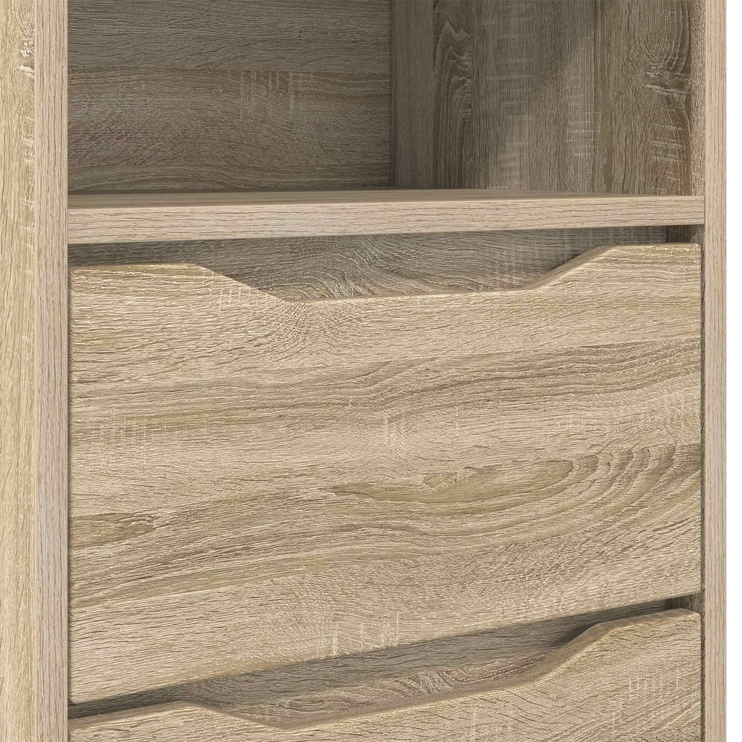 Sengeborde 2 stk. Sonoma eg 40 x 30 x 467 cm Konstrueret træ