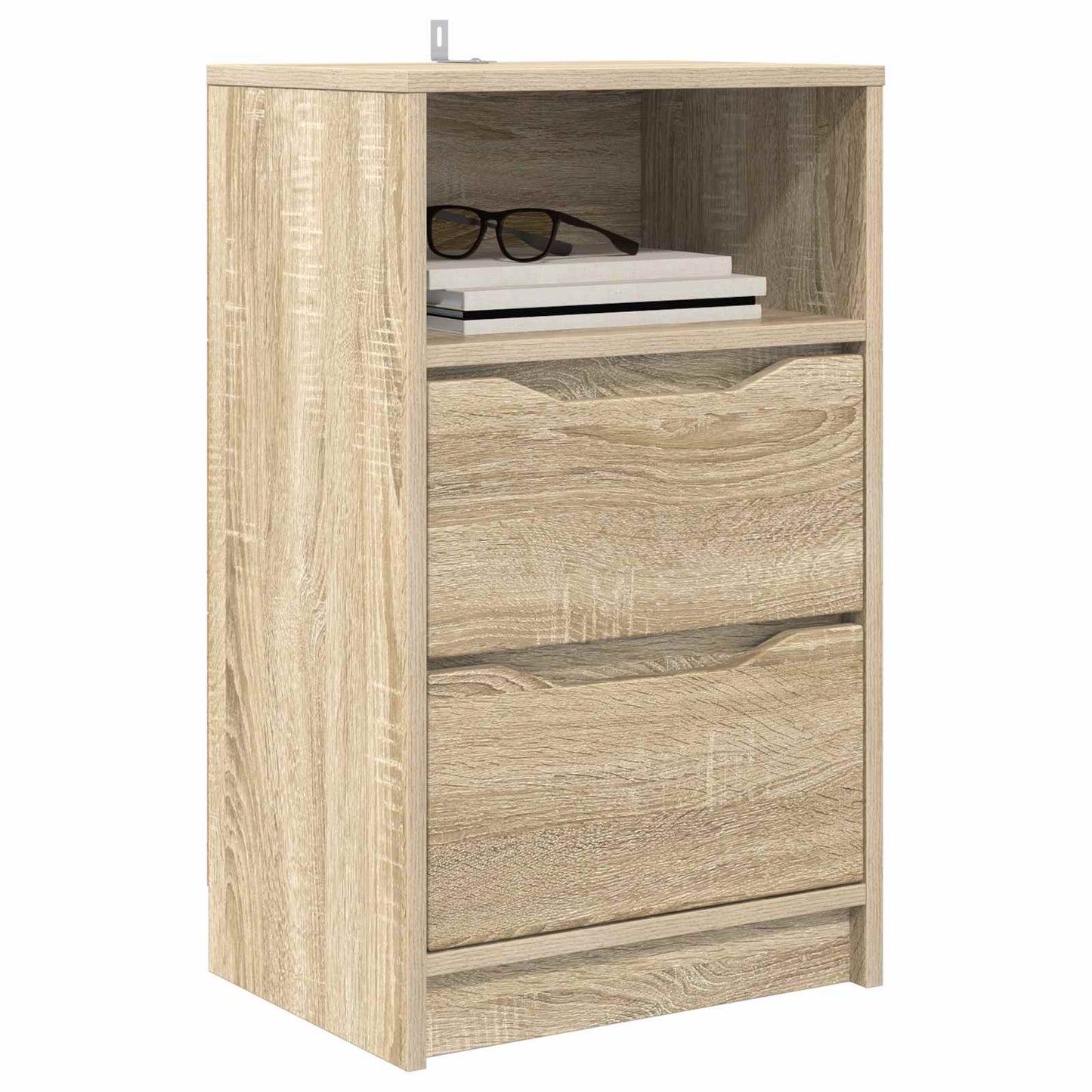 Sengeborde 2 stk. Sonoma eg 40 x 30 x 467 cm Konstrueret træ