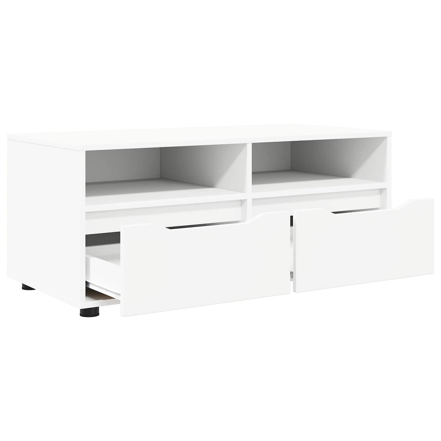 TV-skab 100 x 48 x 43 cm Hvid Konstrueret træ