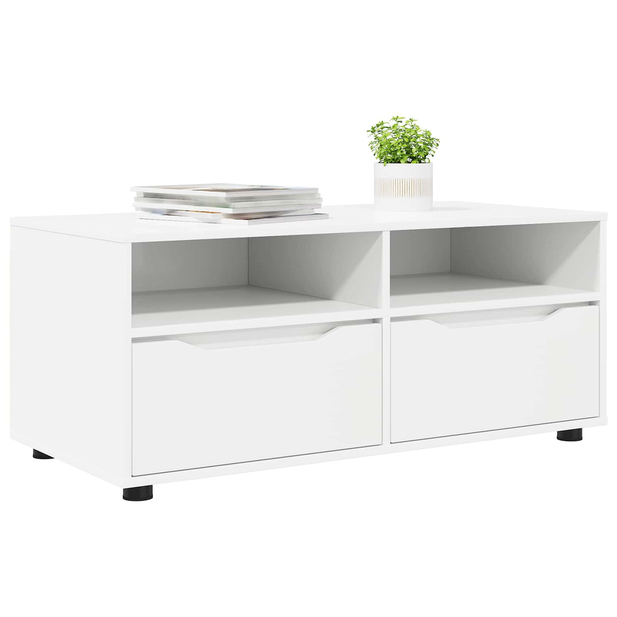 TV-skab 100 x 48 x 43 cm Hvid Konstrueret træ