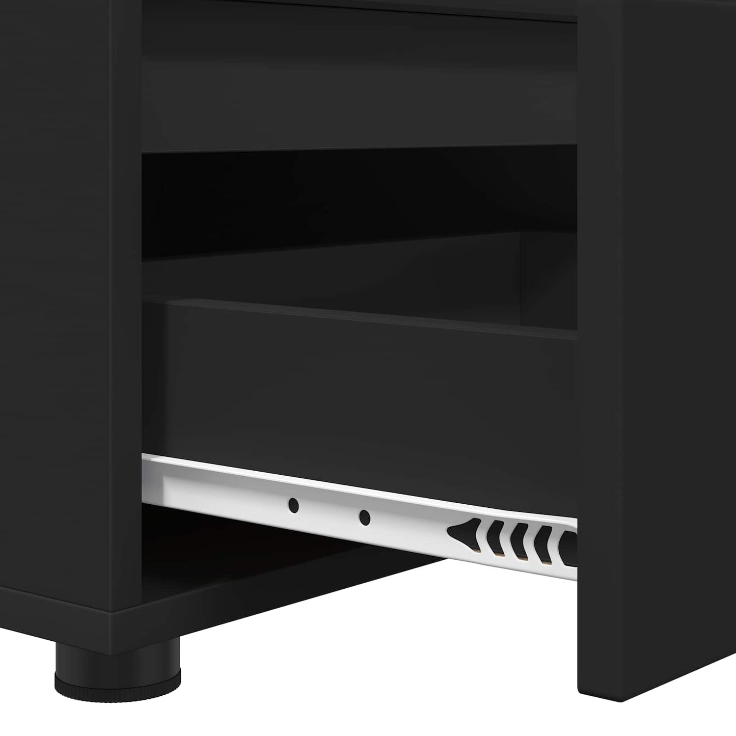 TV-skab 100 x 48 x 43 cm Sort Konstrueret træ