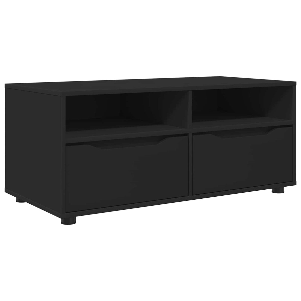 TV-skab 100 x 48 x 43 cm Sort Konstrueret træ