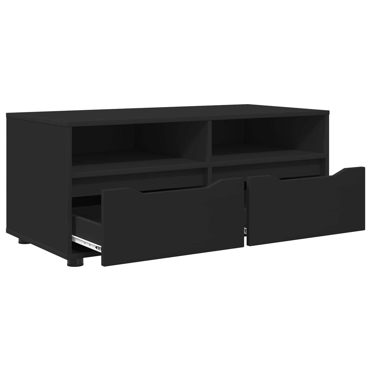TV-skab 100 x 48 x 43 cm Sort Konstrueret træ