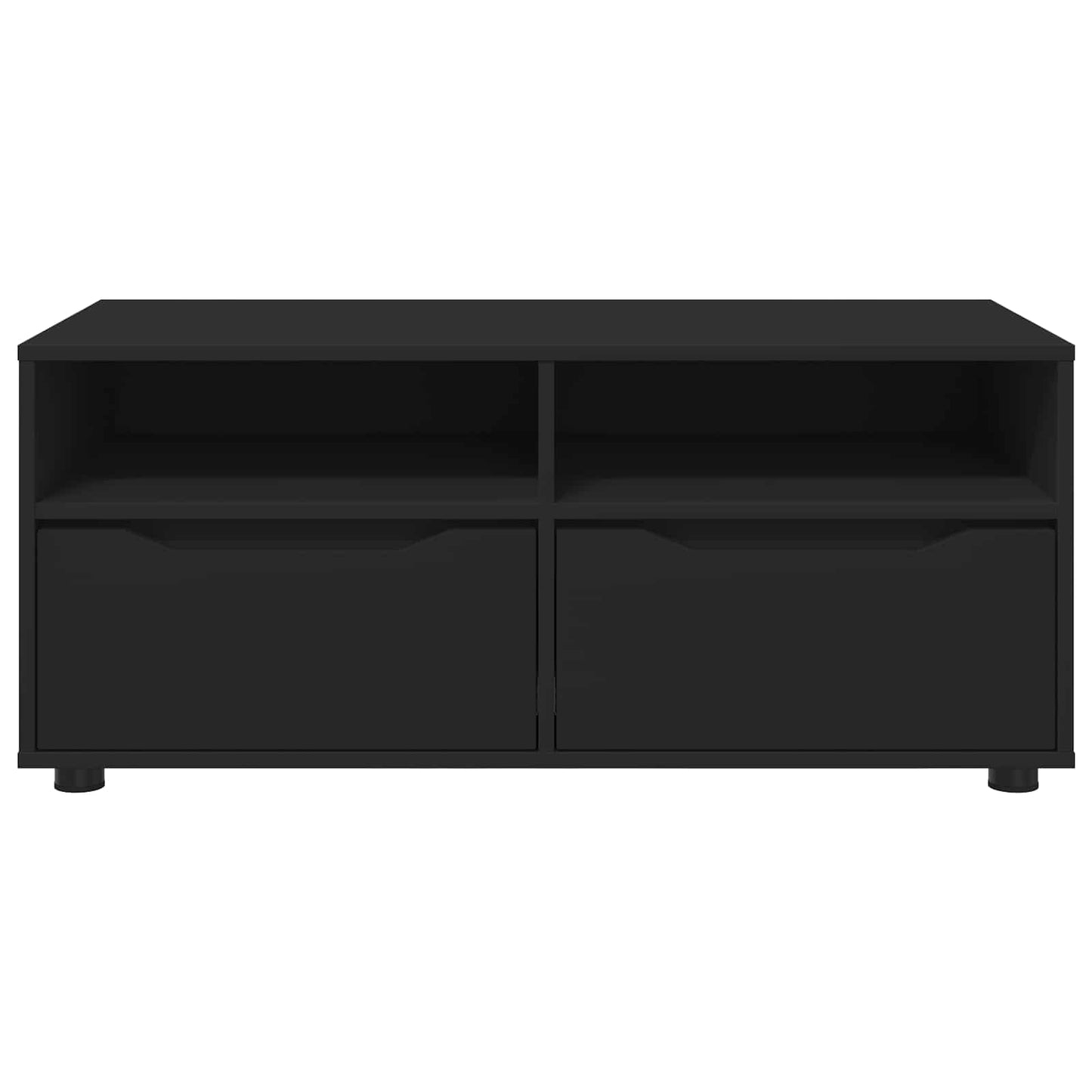 TV-skab 100 x 48 x 43 cm Sort Konstrueret træ