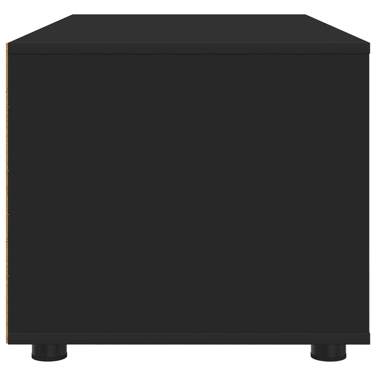 TV-skab 100 x 48 x 43 cm Sort Konstrueret træ