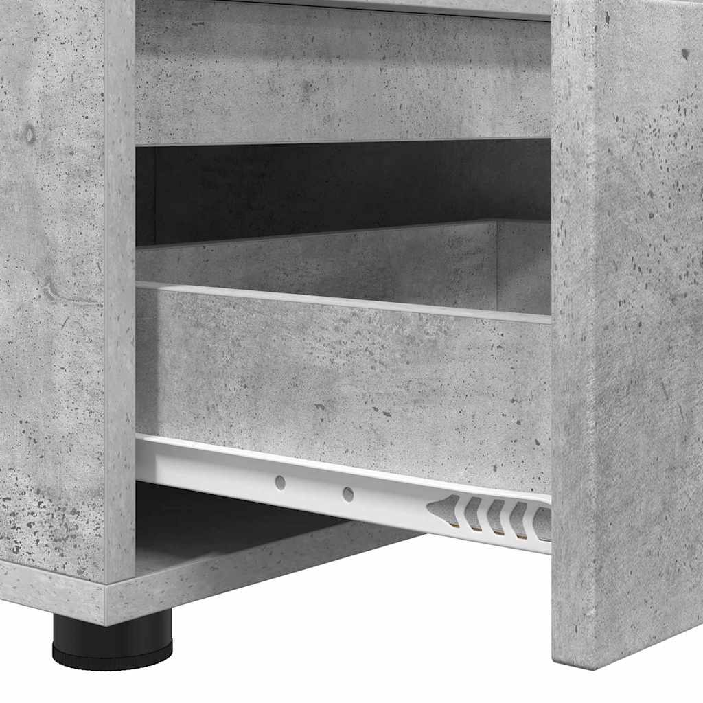 TV-skab 100 x 48 x 43 cm Beton Grå Konstrueret træ