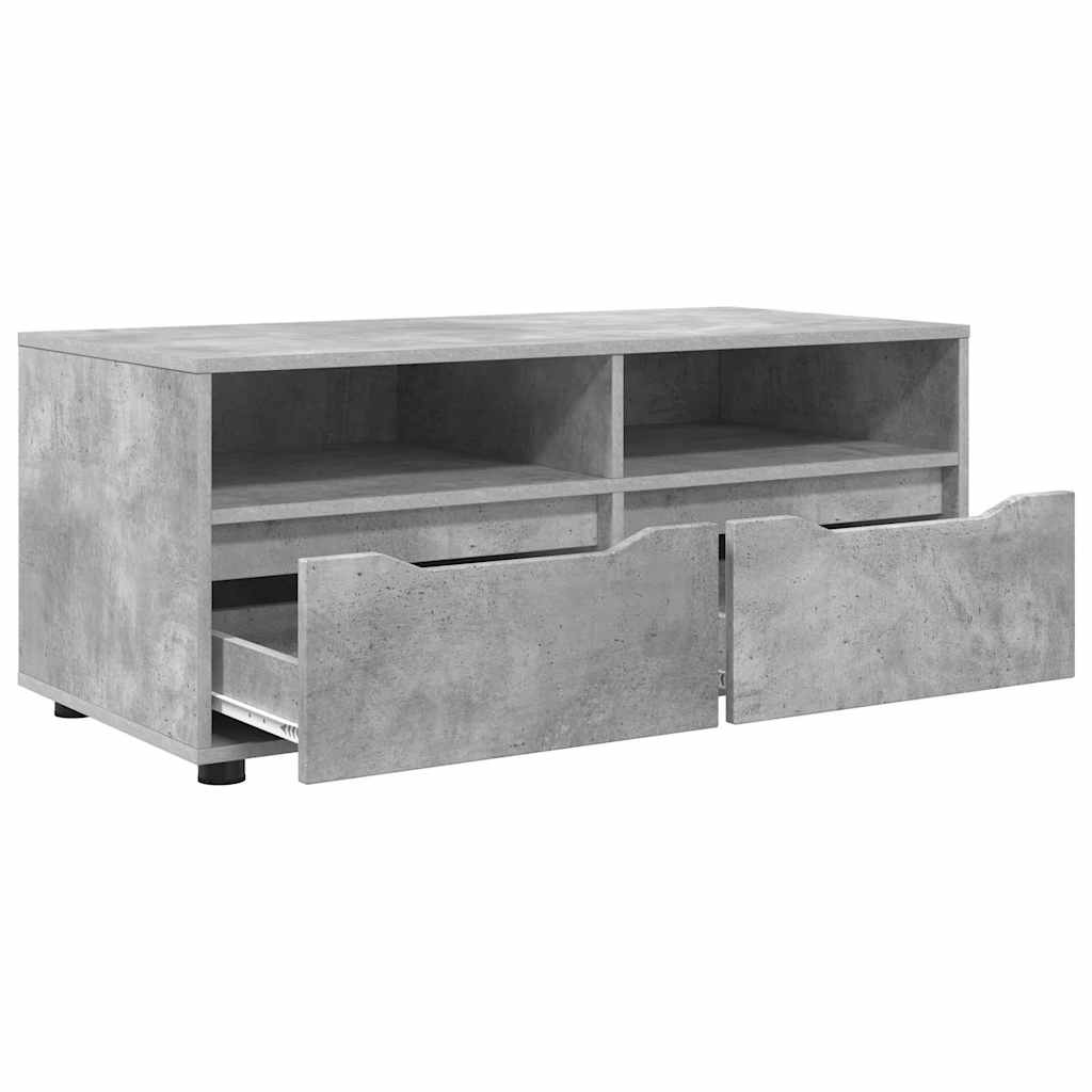 TV-skab 100 x 48 x 43 cm Beton Grå Konstrueret træ