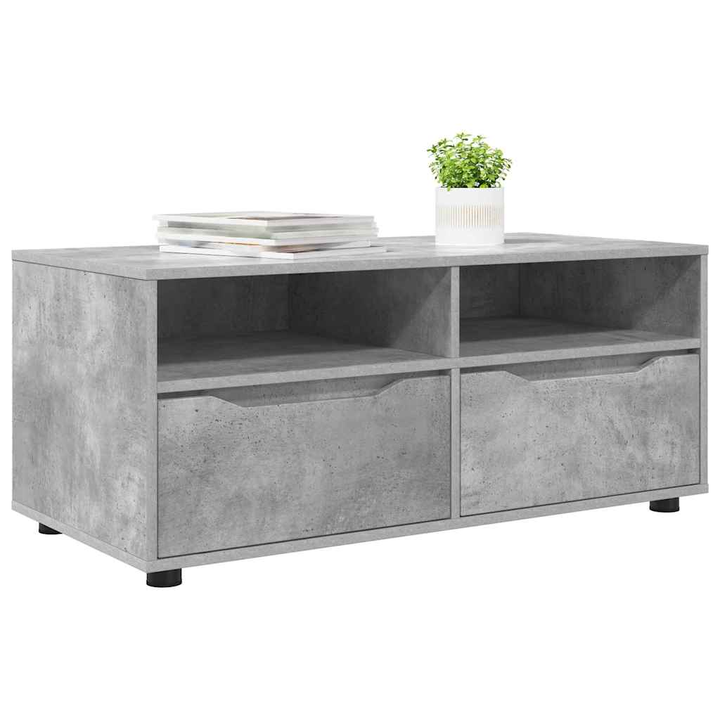 TV-skab 100 x 48 x 43 cm Beton Grå Konstrueret træ