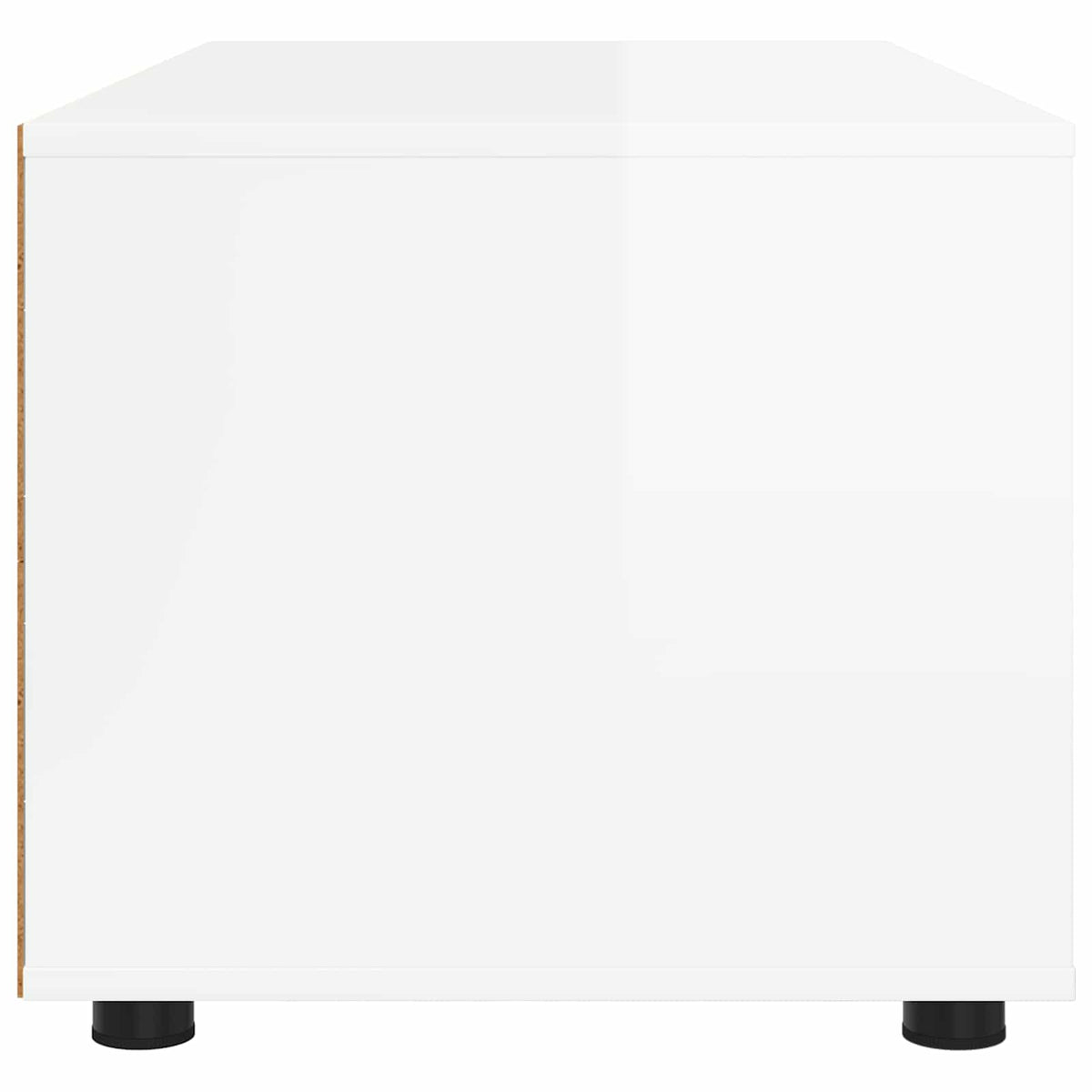 TV-skab 100 x 48 x 43 cm Høj gloss hvid Konstrueret træ