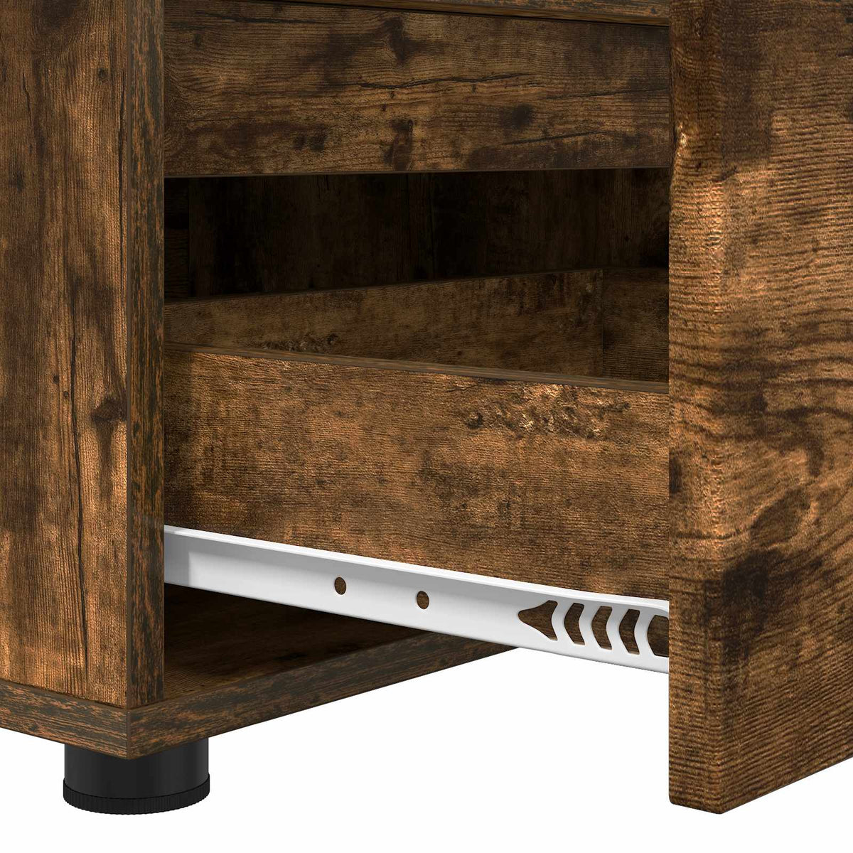 TV-skab 100 x 48 x 43 cm Røget eg Konstrueret træ