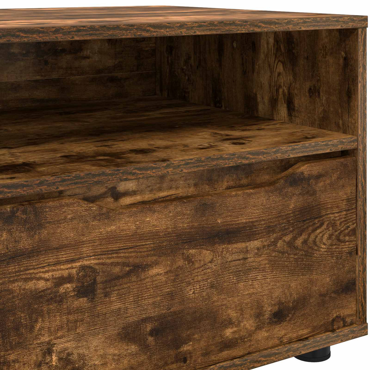 TV-skab 100 x 48 x 43 cm Røget eg Konstrueret træ